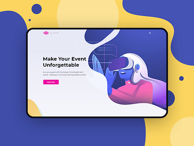 Glimpse - Virtual Reality Website Design