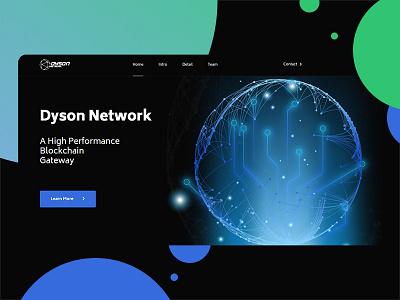 Dyson - Blockchain website bitcoin black block chain blockchain crypto crypto currency crypto exchange cryptocurrency dark dark app dark mode dark theme dark ui dyson gateway web web design webdesign website website design