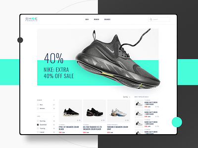 Shoe Fanatic - WooCommerce website