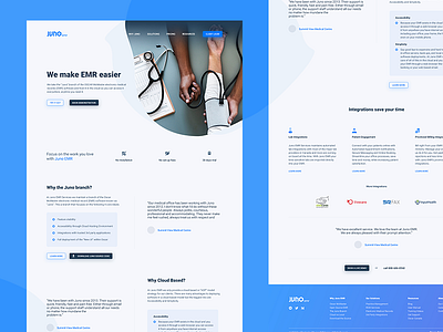 Healthcare Website Design - Juno