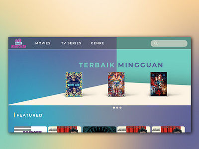 Nonton.in cinema dashboard movie stream ui web