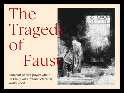 Goethe's Faust books design faust graphic design illustration layout design