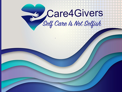 Care4givers popup banner adobe illustrator branding trade show