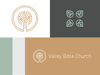 Valley Bible Church Branding branding icon logo logodesign logoredesign