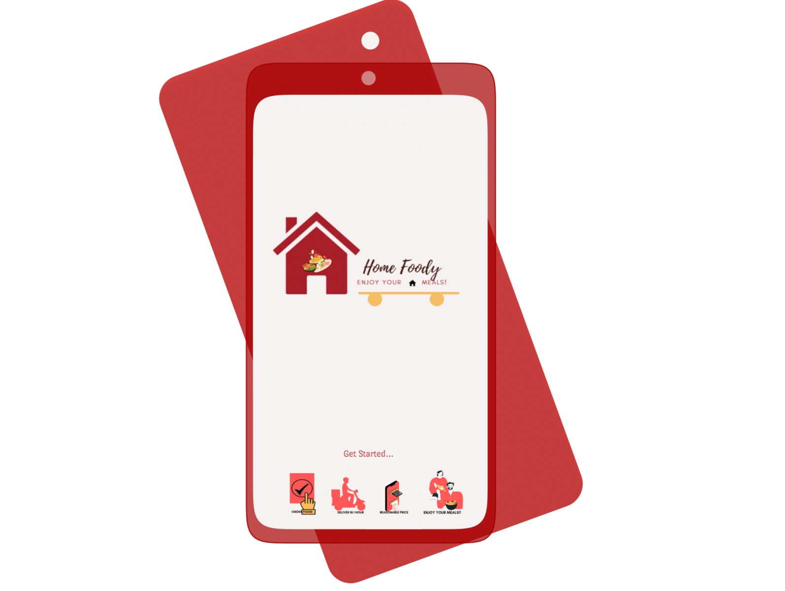 Landing Interface For Mobile App By Wardha Raheem On Dribbble