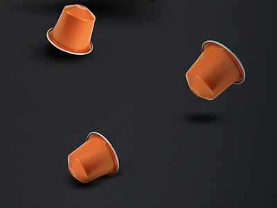 3D Harmonious Capsules Simulation - By Golden Coffee 3d animation branding design graphic design icon illustration logo