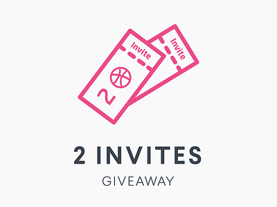 2 Dribbble invites! giveaway invite invites welcome