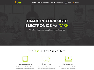 ItsWorthMore Redesign e commerce electronics trade