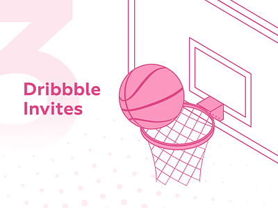 3 Dribbble Invites draft drafts giveaways giweaway invite invites player welcome