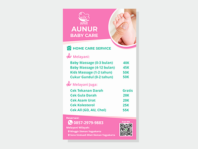 Baby Care Flyer for Instagram Story branding design