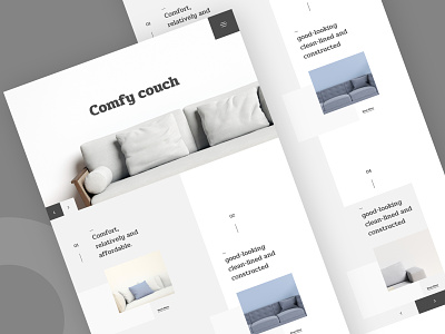 Comfy Couch Landing Page