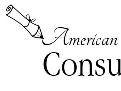 American Education Consultants Logo logo school