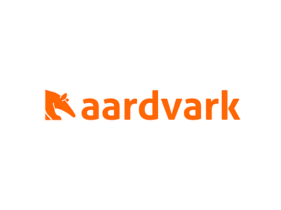 Aardvark Logo logo saas
