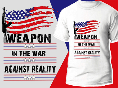 Weapon T-shirt Design army clothing clothing design design illustration shirt t shirt t shirt design t shirts tshirt tshirts typography usa usa army usa flag usa t shirt weapon weapon t shirt design
