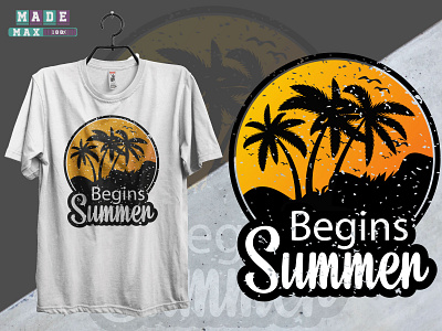 Summer T-shirt Design adventure clothing clothing design design graphic design illustration logo nature shirt summer t shirt design t shirt t shirt design t shirts travel typography