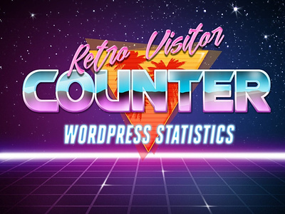 Retro Visitor Counter For WordPress