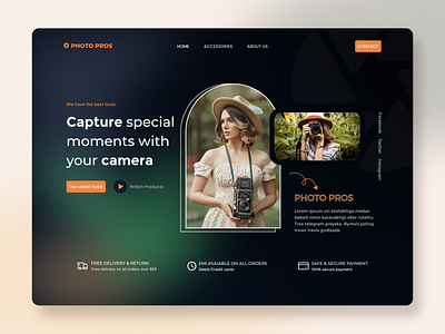 Photography Tools UI Design