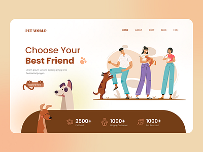 Pet Shop UI Design by Tasrin on Dribbble