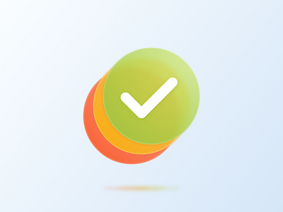 Todolist icon gui motion graphic shot