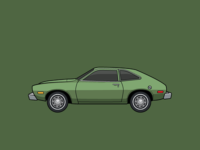 Joyce's Ford Pinto (1976) - POP CARs fanart illustration lineart pop cars pop culture popcars stranger things