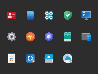 Desktop icons - fluent style
