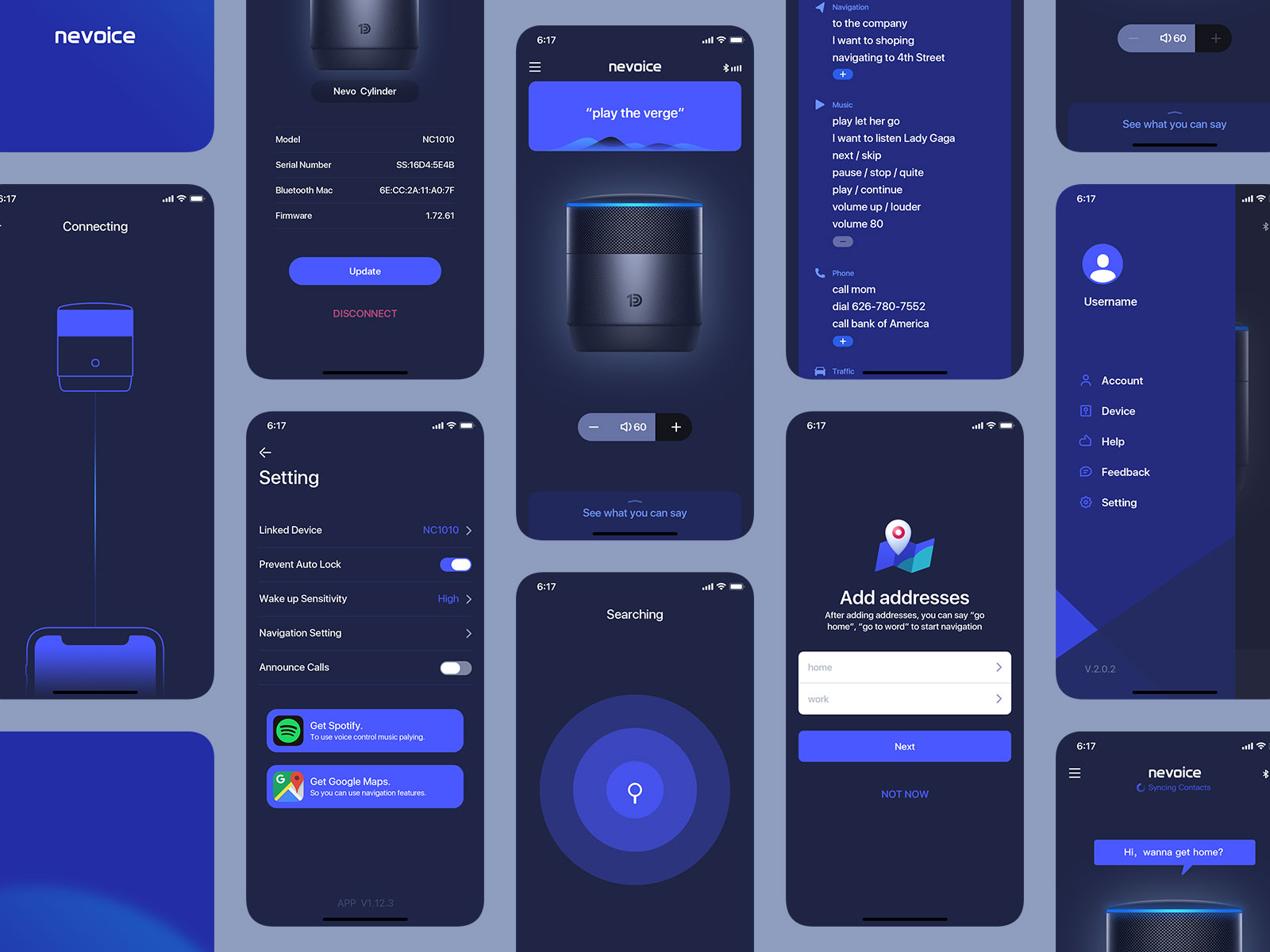 Smart Speaker APP Concept Design by herb on Dribbble