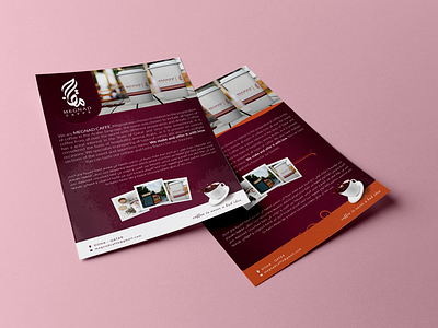 MEGNAD CAFFE Flyer arabic coffee makers brochure design coffee cafe coffee culture creative design design inspiration digital marketing flyer design genius graphic design luxury minimal one pager qatar sleek sophisticated