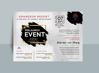 Prelaunch Event Invitation Poster flyer design two variations high end custom ebook design
