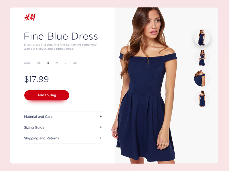 Product Page concept by Manuel Richie on Dribbble