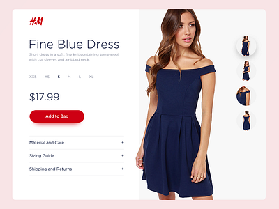 Product Page concept by Manuel Richie on Dribbble