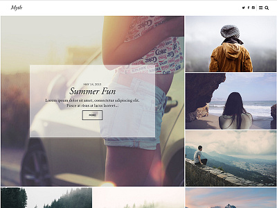Myth WordPress Theme