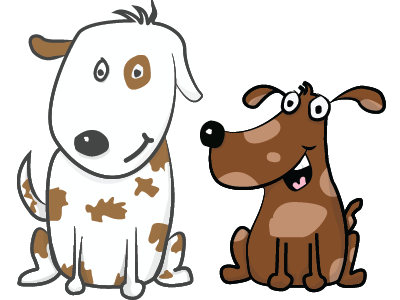 Vectorised Dogs dogs