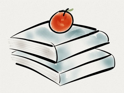 Books apple books teacher teachers pet