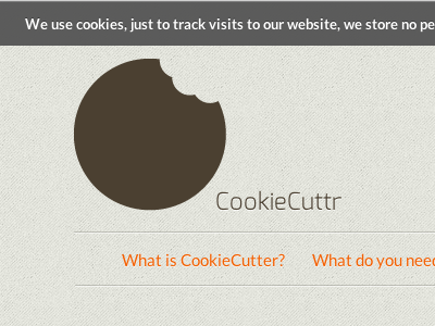 CookieCuttr - EU Cookie Law Plugin (jQuery & WordPress)