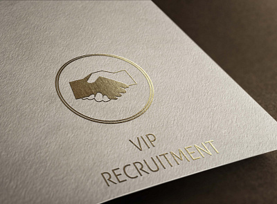 Logo "Recruitment" branding design icon logo