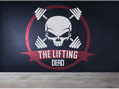 Logo "The lifting dead" design logo vector