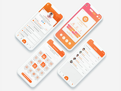 App Design - Profile app concept app ui design black icon illustration logo sketch ui uidesign web