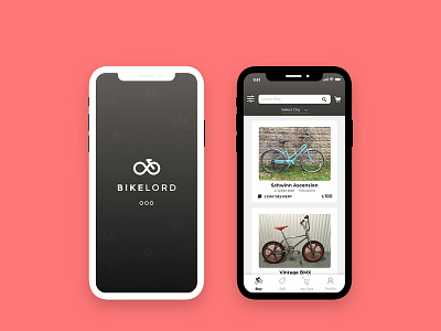 Redesign Bike Lord App app app concept app ui design design sketch typography uidesign