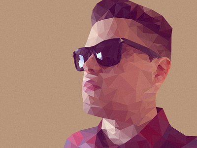 Lowpoly autoportrait