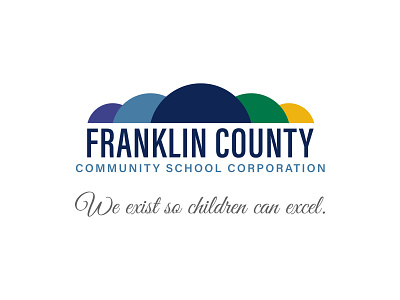 Franklin County Community School Corporation branding logo vector