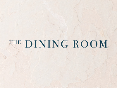 The Dining Room Branding art direction branding design graphic design typography