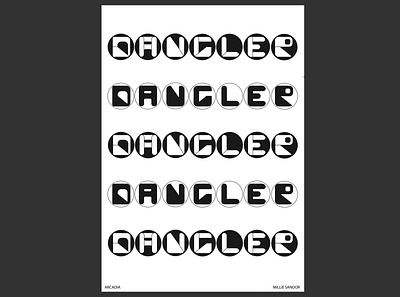 Font Design 'Arcadia' design font fontdesign graphic design illustrator type typography