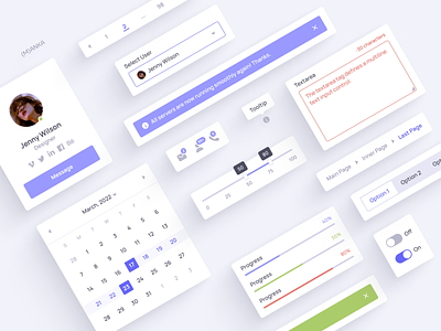 Light UI Components breadcrumbs calendar component library components design system forms inputs notification progress bar style guide toggle tooltip ui ui kit ux web designer widgets