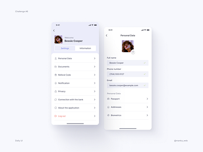 Daily UI – User Profile