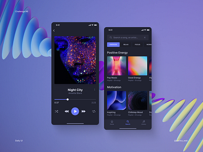 Daily UI – Music player