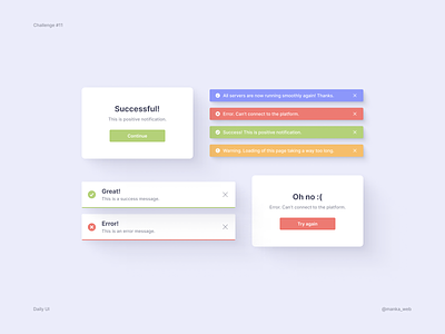 Daily UI – Flash Messages