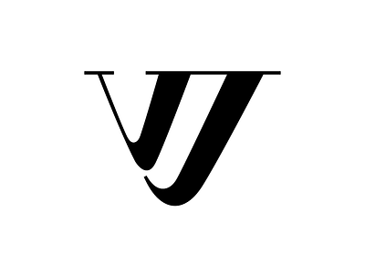 VJ Media Works branding design icon lettering logo symbol typography