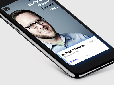 Hireme App app borderless design hire job linkedin profession profile ui ux