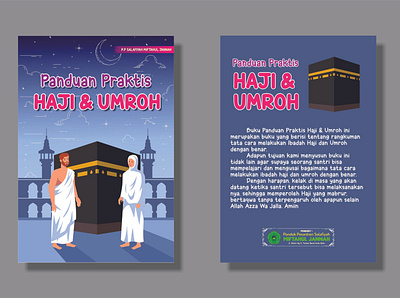 Hajj & umroh guide book cover branding cover design graphic design illustration motion graphics typography vector