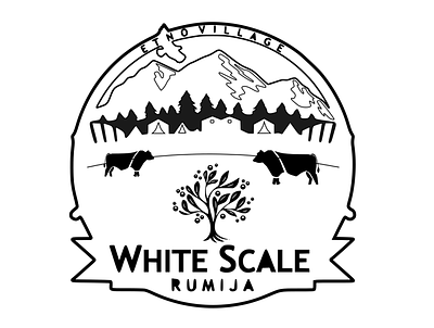 WhiteScale Rumija branding company design illustration logo logotype sign typography
